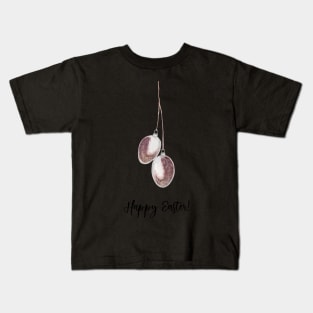 Happy Easter Easter greeting boho design Kids T-Shirt